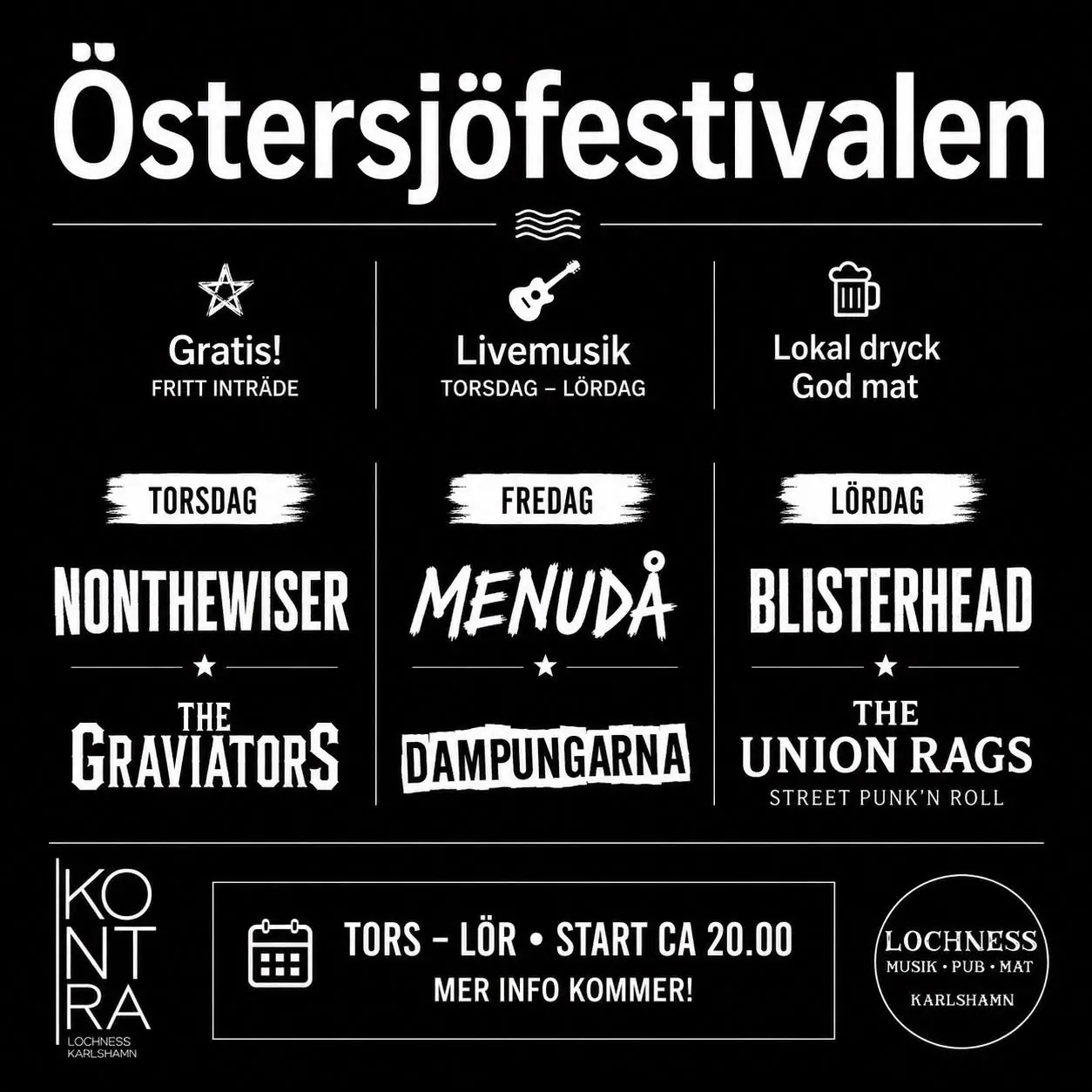 Östersjöfestivalen på LochNess och Kontra